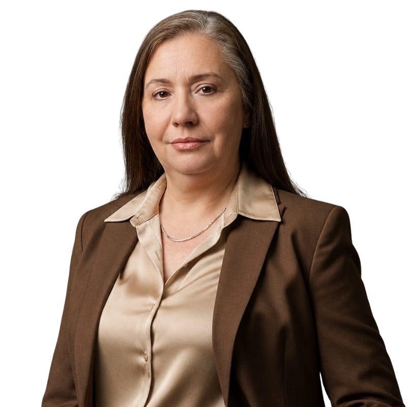 Retrato de Leila Foliatti, psicanalista e terapeuta cristã